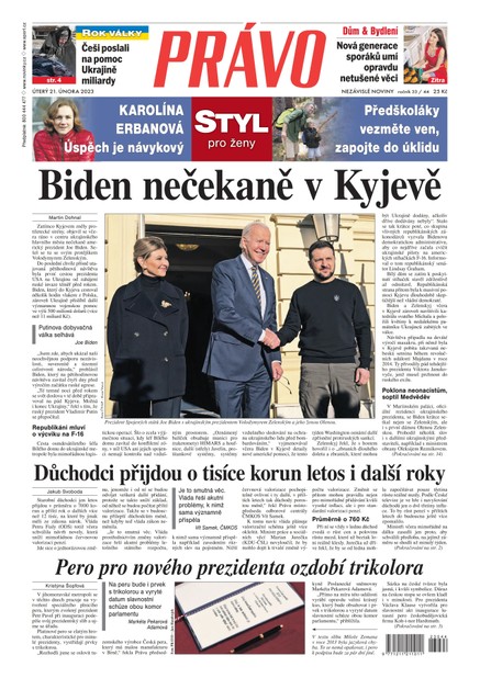 Deník Právo - 21.2.2023