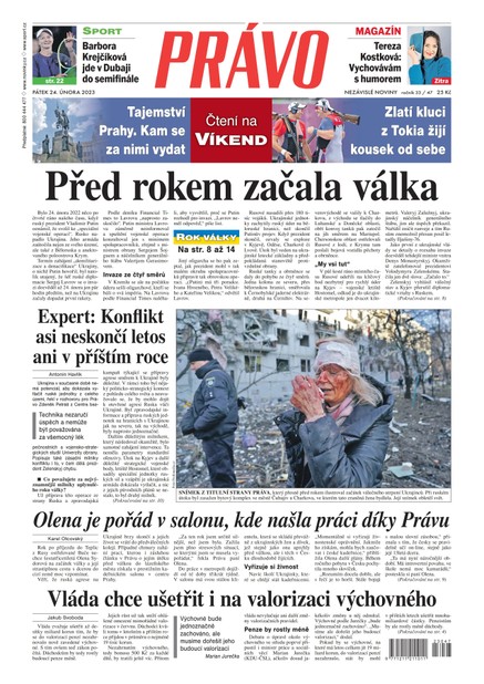 Deník Právo - 24.2.2023