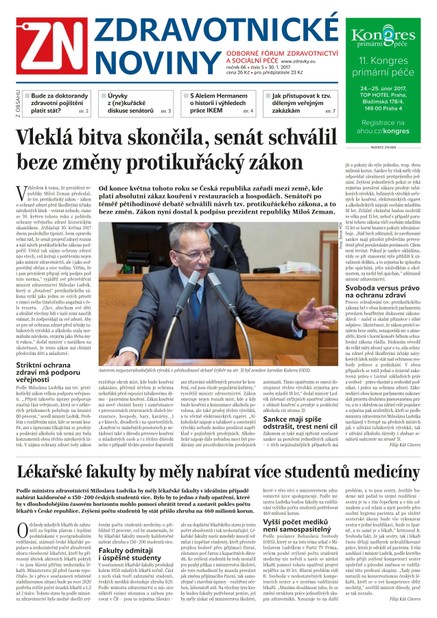 Ze Zdravotnictví 5/2017