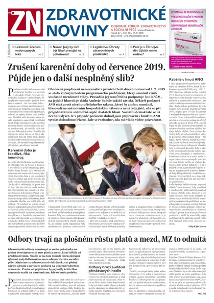 Ze Zdravotnictví 38/2018