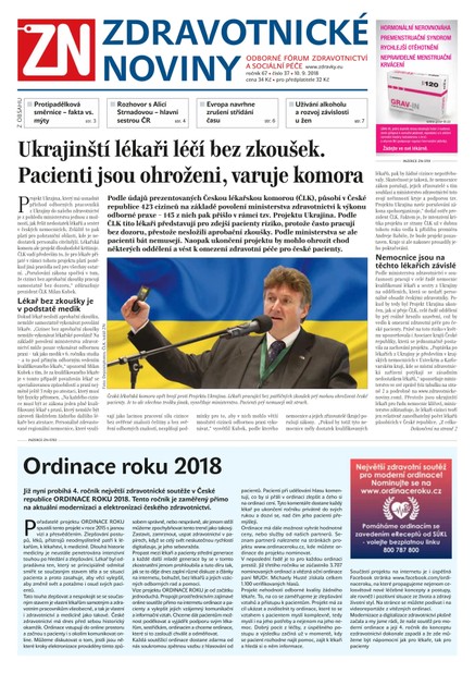 Ze Zdravotnictví 37/2018