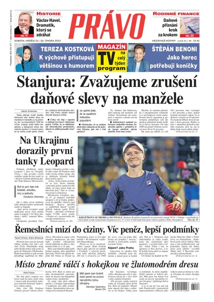 Deník Právo - 25.2.2023
