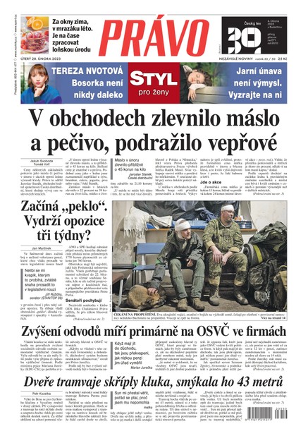 Deník Právo - 28.2.2023