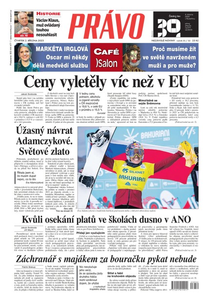Deník Právo - 2.3.2023