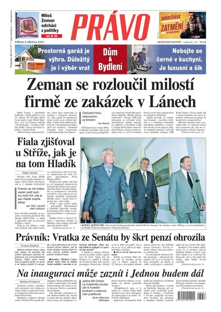 Deník Právo - 8.3.2023