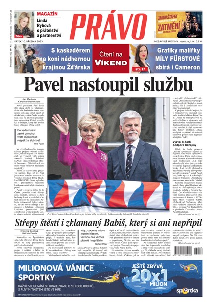 Deník Právo - 10.3.2023