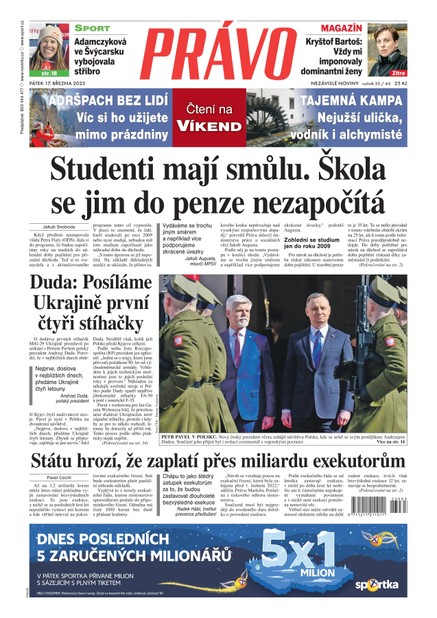 Deník Právo - 17.3.2023