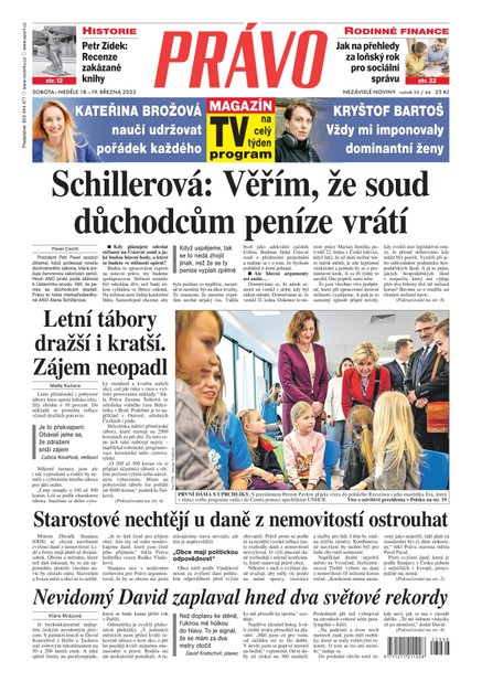 Deník Právo - 18.3.2023