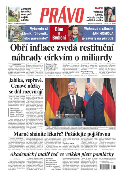 Deník Právo - 22.3.2023