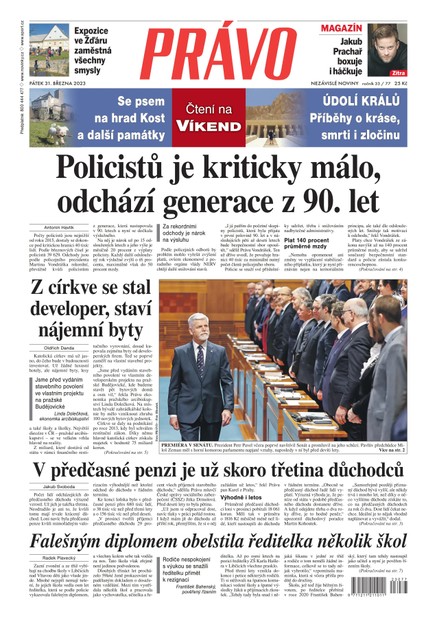 Deník Právo - 31.3.2023