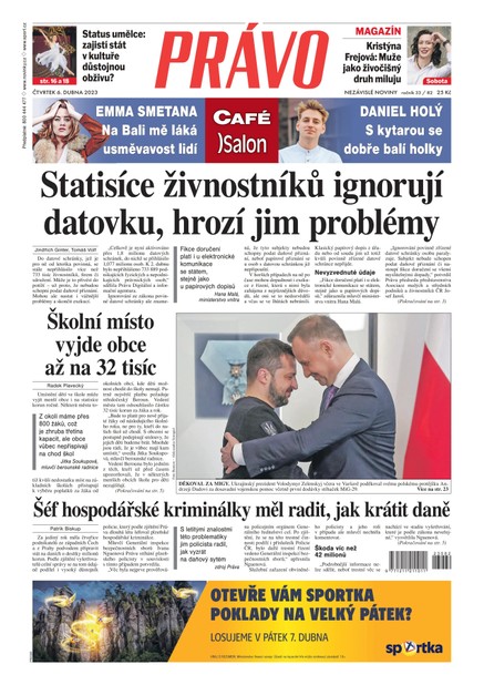 Deník Právo - 6.4.2023