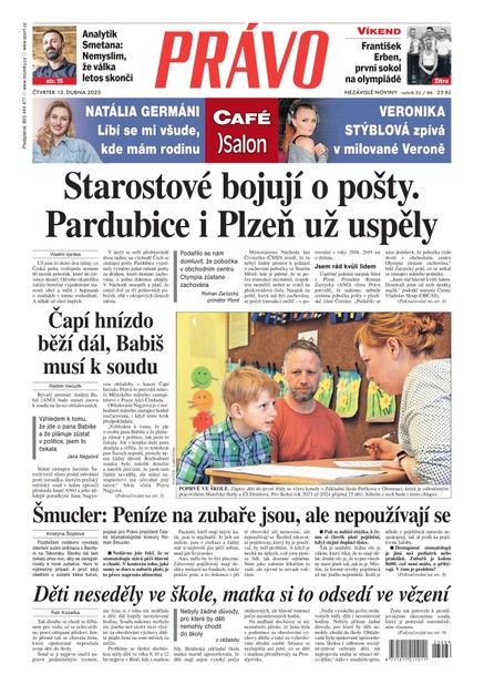 Deník Právo - 13.4.2023