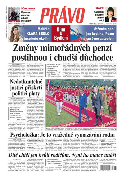 Deník Právo - 19.4.2023