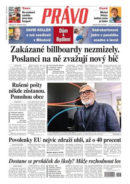Deník Právo - 26.4.2023
