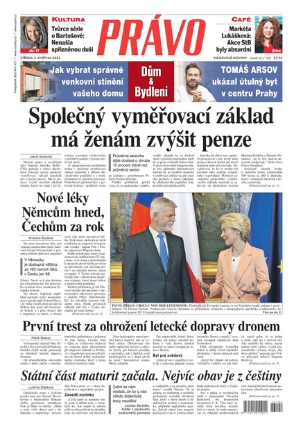 Deník Právo - 3.5.2023