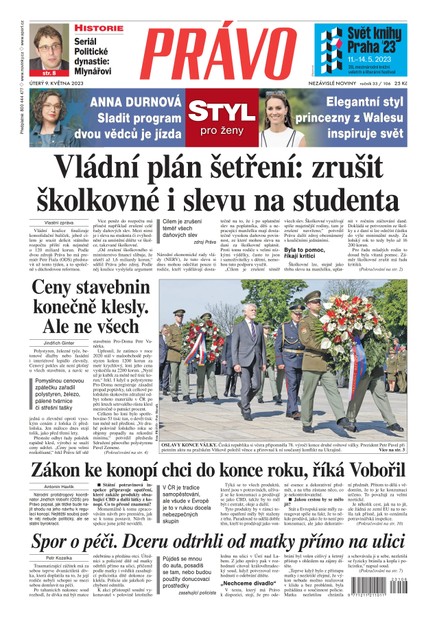 Deník Právo - 9.5.2023