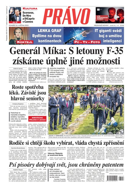Deník Právo - 22.5.2023