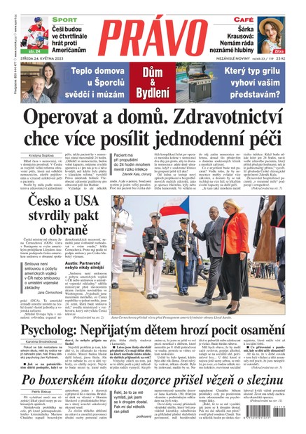 Deník Právo - 24.5.2023