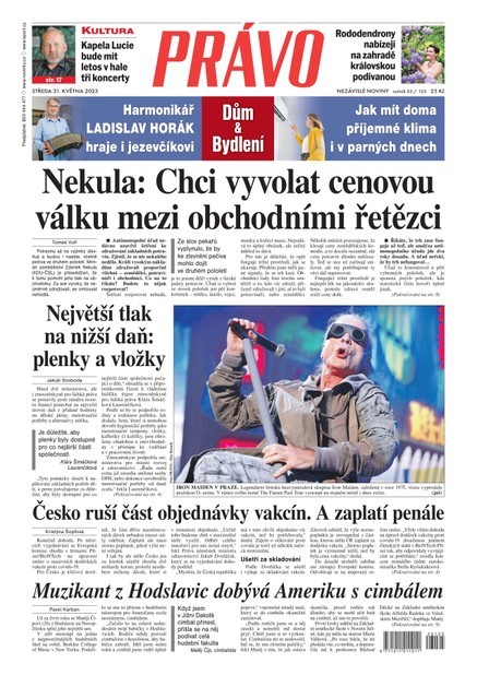 Deník Právo - 31.5.2023