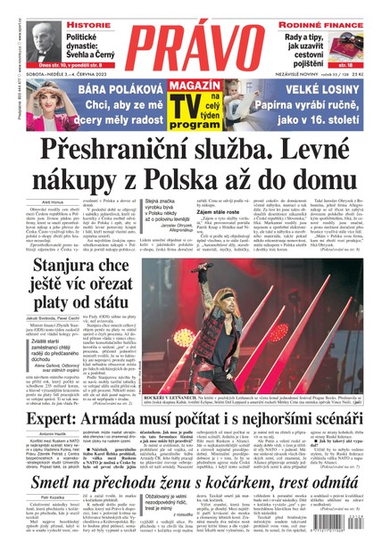 Deník Právo - 3.6.2023