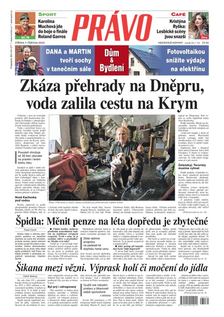 Deník Právo - 7.6.2023