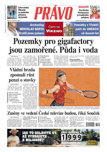 Deník Právo - 9.6.2023
