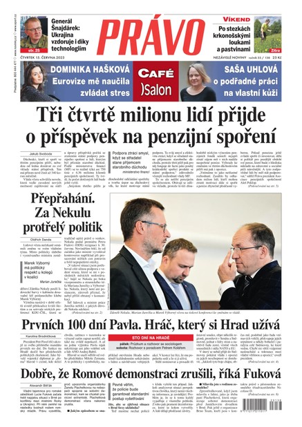 Deník Právo - 15.6.2023
