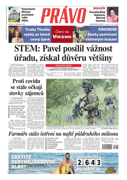 Deník Právo - 16.6.2023