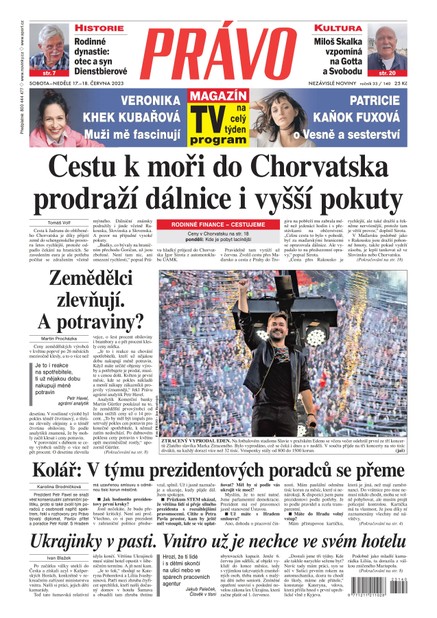 Deník Právo - 17.6.2023