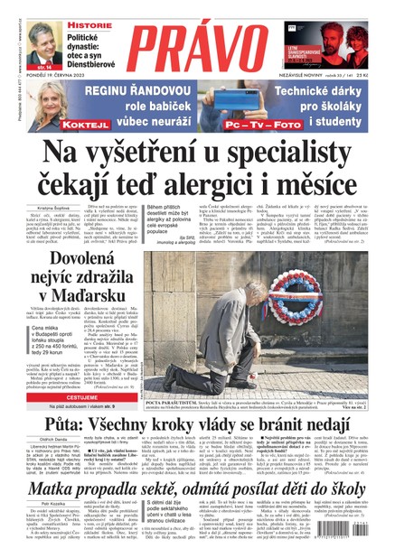 Deník Právo - 19.6.2023