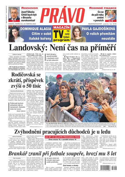Deník Právo - 24.6.2023