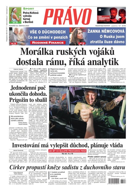 Deník Právo - 26.6.2023
