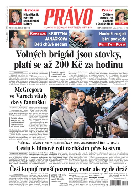 Deník Právo - 3.7.2023