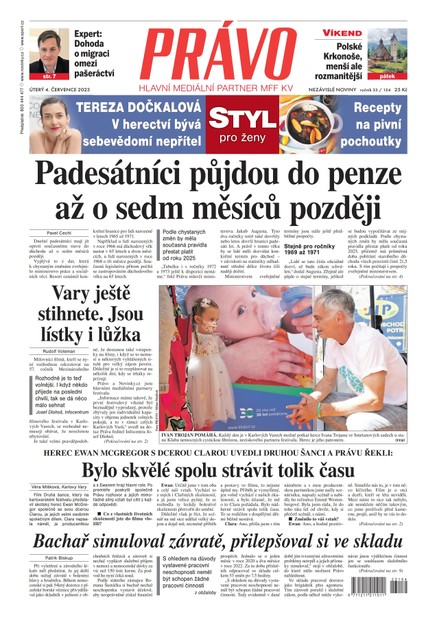 Deník Právo - 4.7.2023