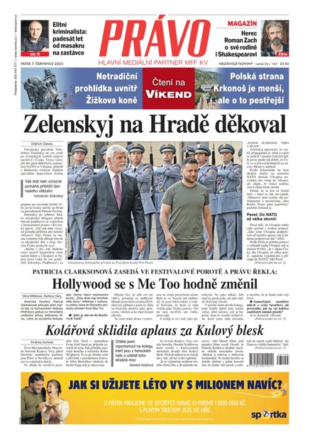 Deník Právo - 7.7.2023