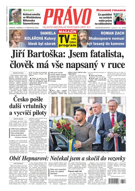 Deník Právo - 8.7.2023