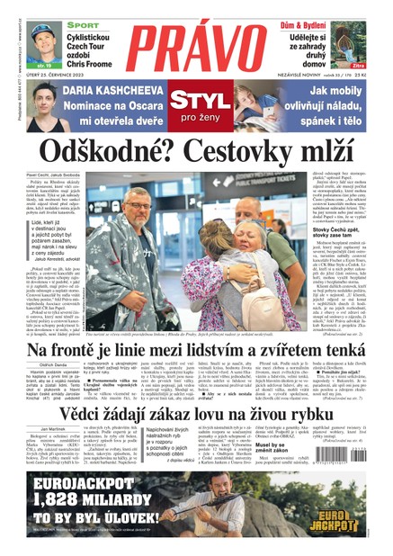 Deník Právo - 25.7.2023