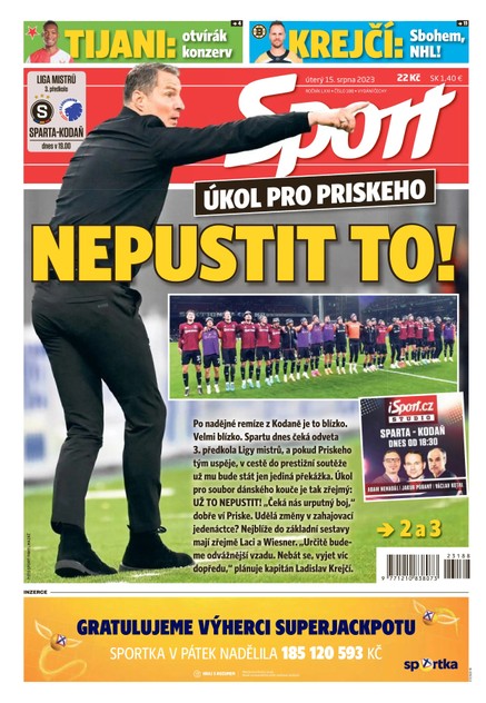 Sport - 15.8.2023