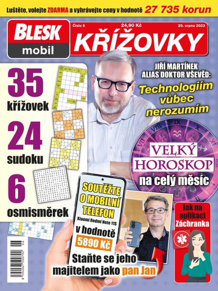 BleskMobil křížovky - 6/2023