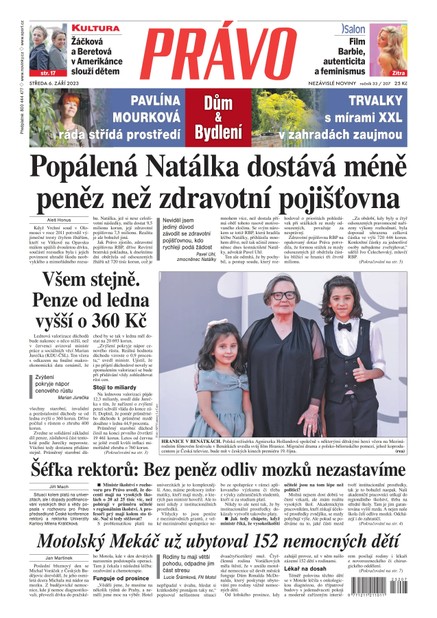 Deník Právo - 6.9.2023