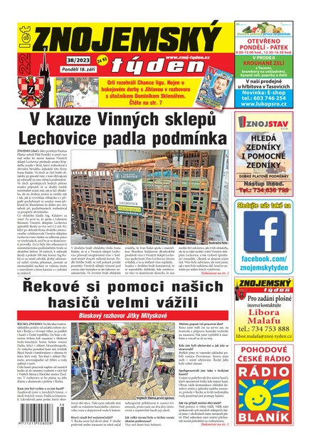 Znojemský týden 38/2023
