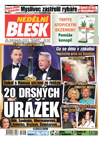 Nedělní Blesk - 26.11.2023