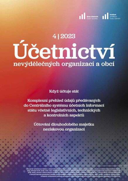 Účetnictví nevýdělečných organizací a obcí č. 4/2023