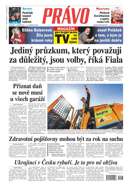 Deník Právo - 20.1.2024