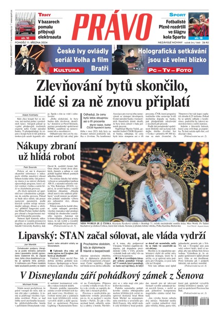 Deník Právo - 11.3.2024