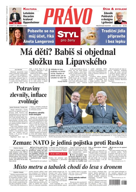 Deník Právo - 12.3.2024