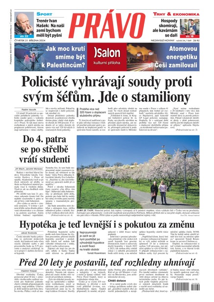 Deník Právo - 21.3.2024