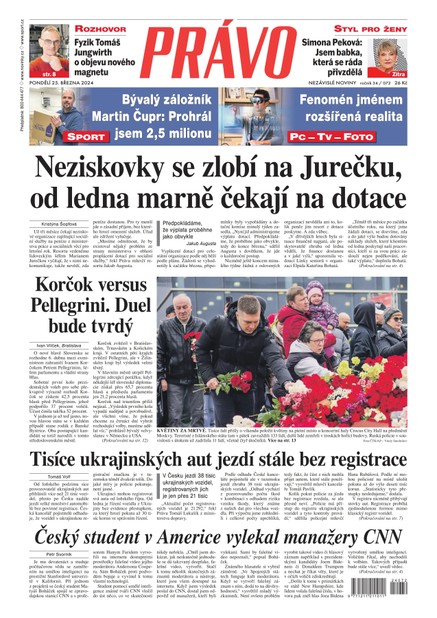 Deník Právo - 25.3.2024