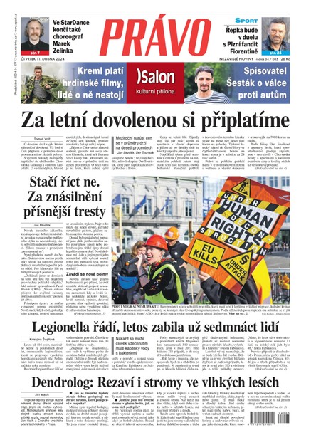 Deník Právo - 11.4.2024