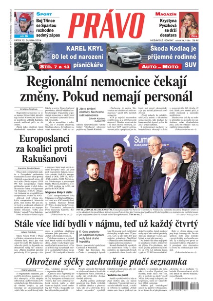 Deník Právo - 12.4.2024